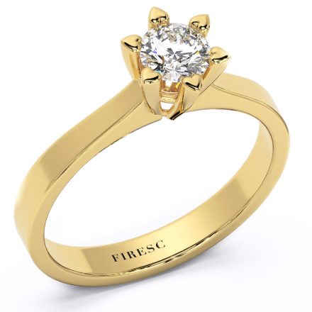 Engagement Ring AA16, Yellow 1