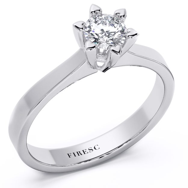 Engagement Ring AA16, 14K Yellow 1