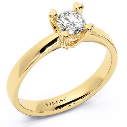 Engagement Ring AA10, Yellow 1