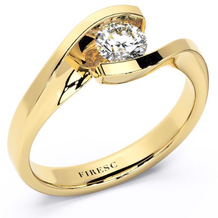 Engagement Ring AA73, Yellow 1