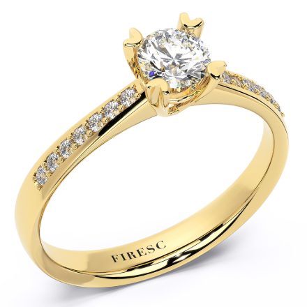 Engagement Ring AA47, Yellow 1