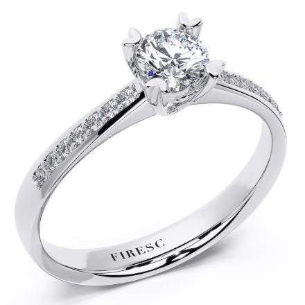 Engagement Ring AA47, White 1