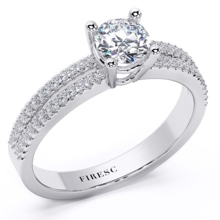 Engagement Ring AA49, White 1
