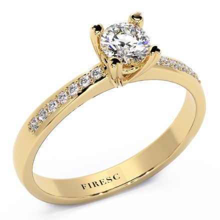 Engagement Ring AA13, Yellow 1