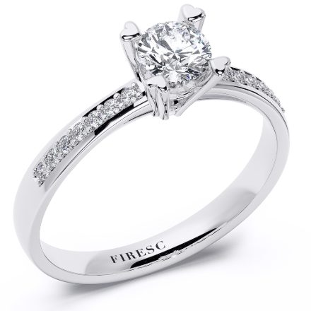 Engagement Ring AA41, White 1