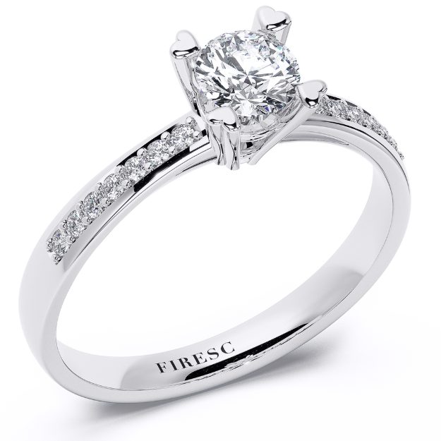 Engagement Ring AA41, 14K Yellow 1