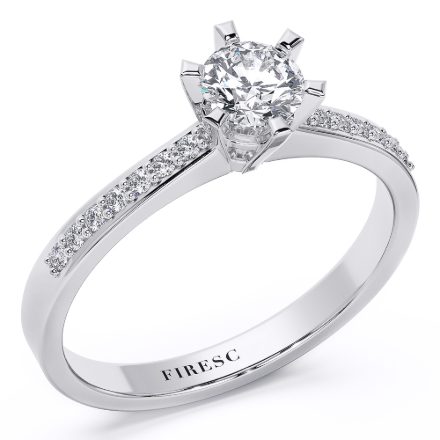 Engagement Ring AA44, White 1