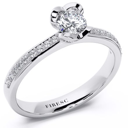 Engagement Ring AA60B, White 1