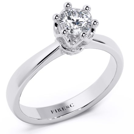 Engagement Ring AA163, White 1