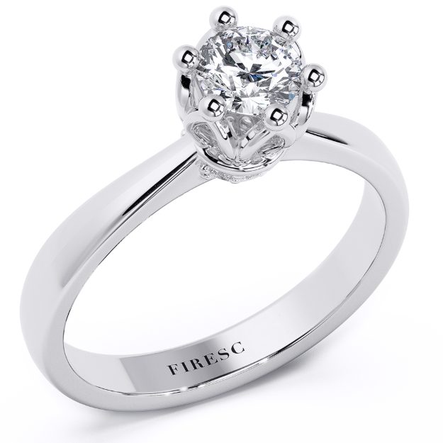 Engagement Ring AA163, 14K Yellow 1