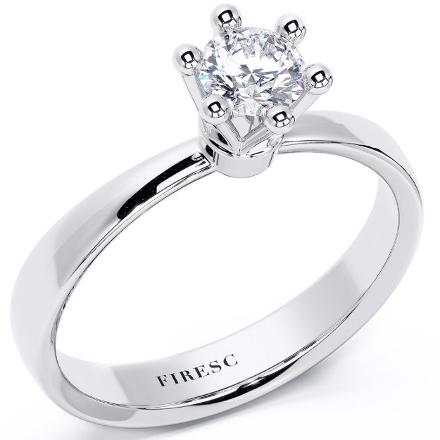 Engagement Ring AA155, 14K Yellow 1
