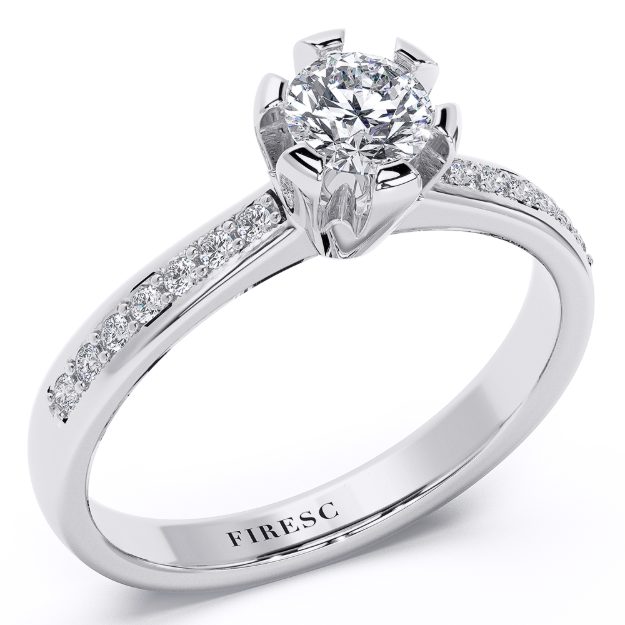 Engagement Ring AA15B, 14K Yellow 1