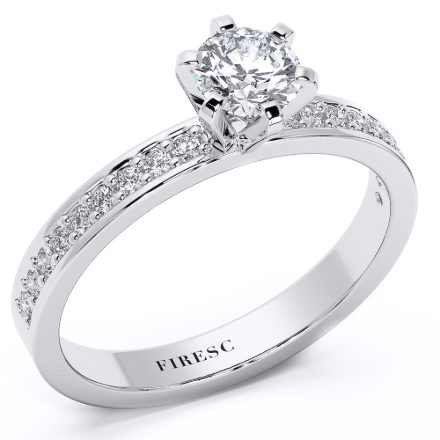 Engagement Ring AS01A, White 1