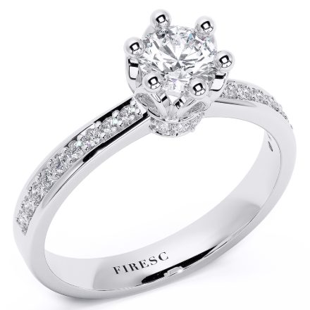 Engagement Ring AA223, White 1