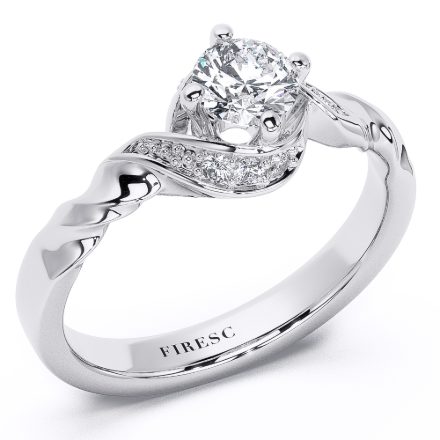 Engagement Ring AA297, White 1