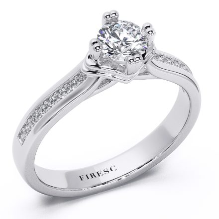 Engagement Ring AA292, White 1
