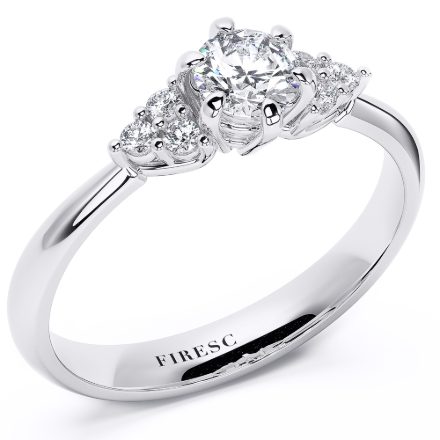 Engagement Ring AA266B, White 1