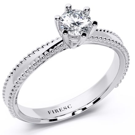 Engagement Ring AA24, White 1
