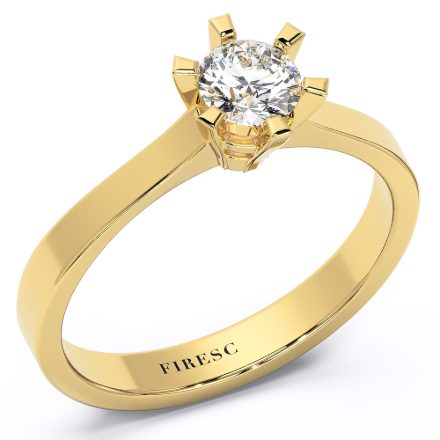 Engagement Ring AA22, Yellow 1