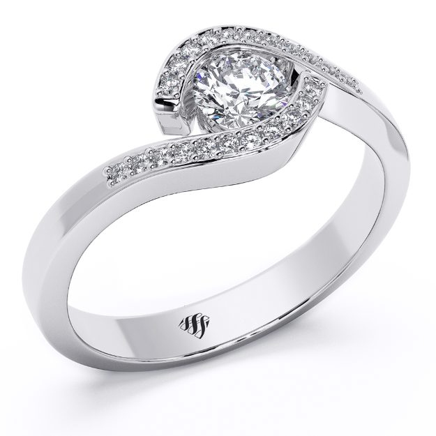 Engagement Ring AA202, 14K Yellow 1