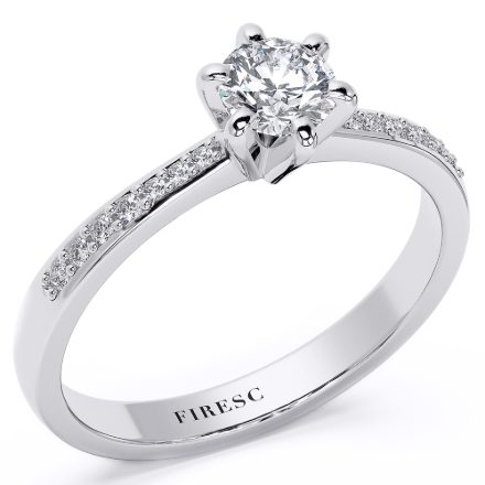 Engagement Ring AA255, White 1