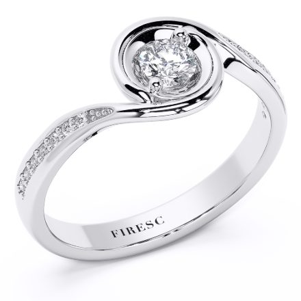 Engagement Ring AA263, White 1