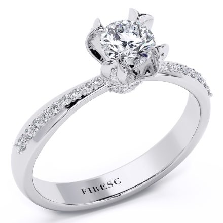 Engagement Ring AA314, White 1