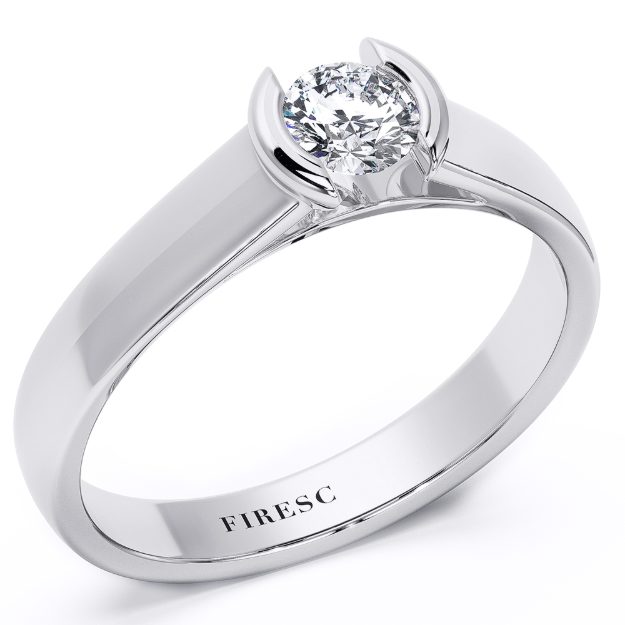 Inel de logodna AA113, 14K Galben 1