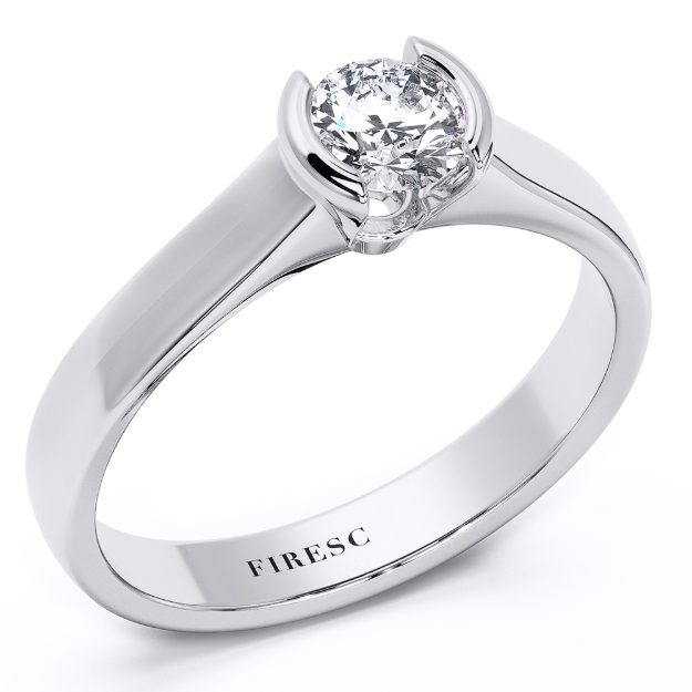 Inel de logodna AA115, 14K Galben 1