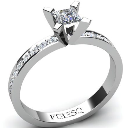Engagement Ring AA12, White 1
