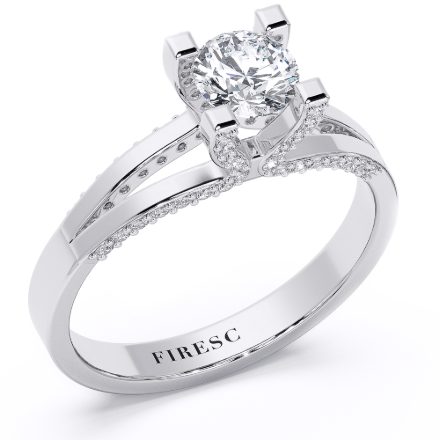 Engagement Ring AA55, White 1