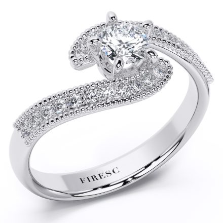 Engagement Ring AA118, White 1
