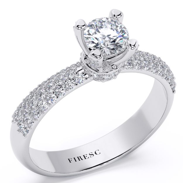 Engagement Ring AA157, 14K Yellow 1