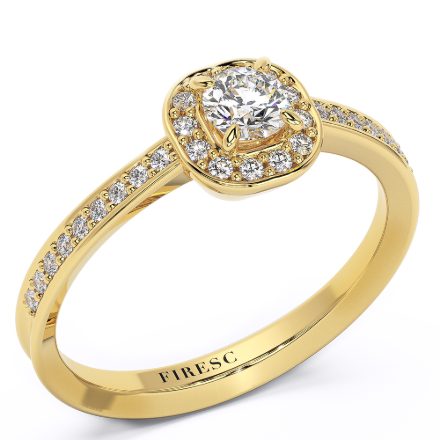 Engagement Ring AA210, Yellow 1