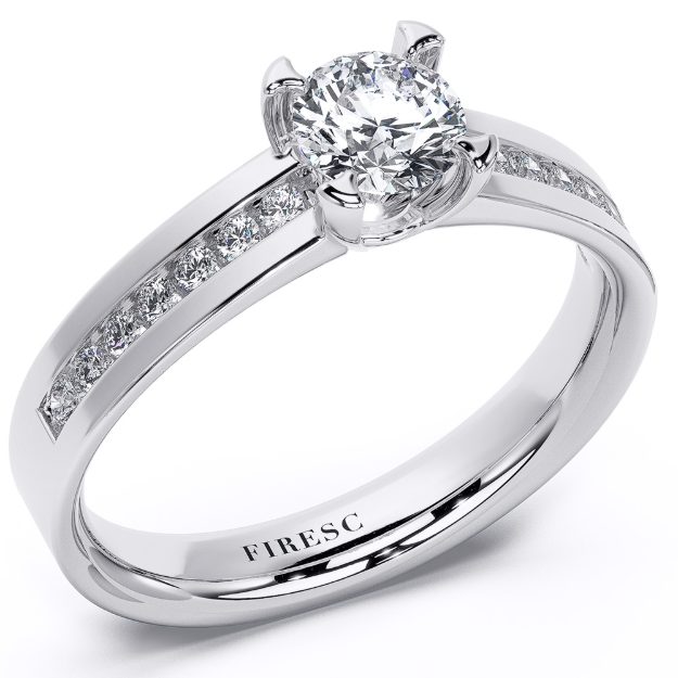 Engagement Ring AA240, 14K Yellow 1