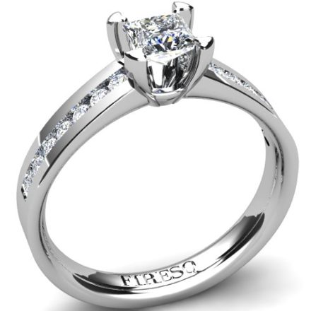 Engagement Ring AA240, White 1