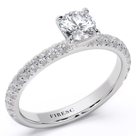 Engagement Ring AA435, White 1