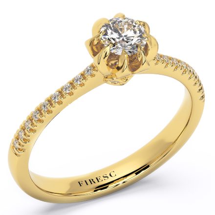 Engagement Ring AA438, Yellow 1