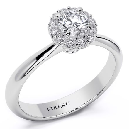Engagement Ring AA388, White 1
