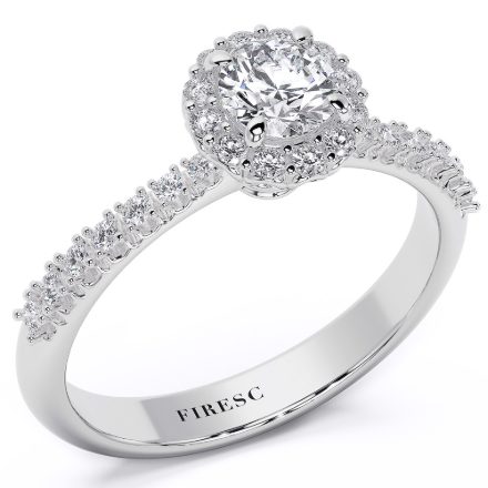 Engagement Ring AA388B, White 1
