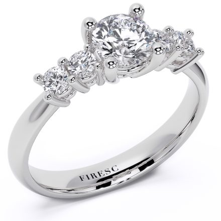 Engagement Ring AA439, White 1