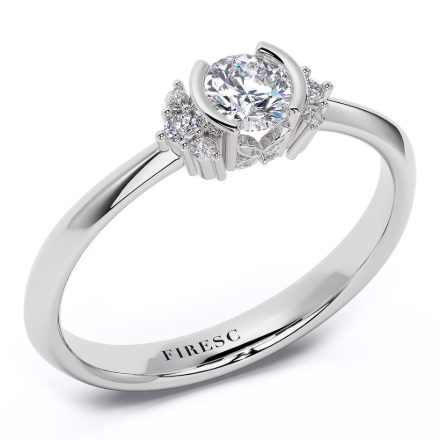 Engagement Ring AA443, White 1