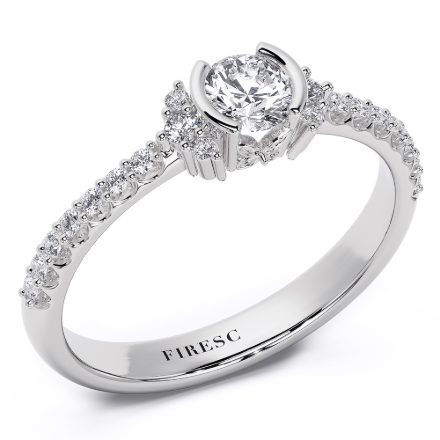 Engagement Ring AA443B, White 1