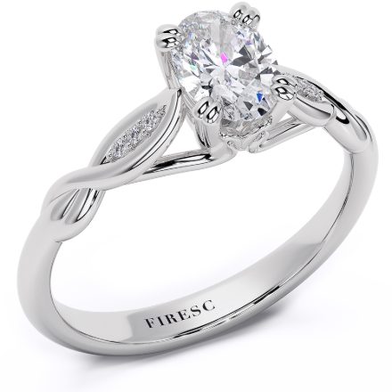 Engagement Ring AA427, White 1