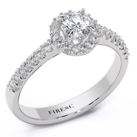 Engagement Ring AA197, White 1