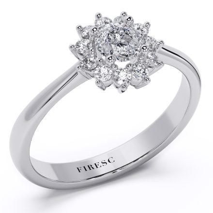 Engagement Ring AA444, White 1