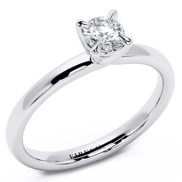 Inel de logodna AA426, 14K Alb 1
