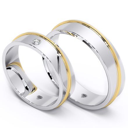Wedding Rings VX03, White 1