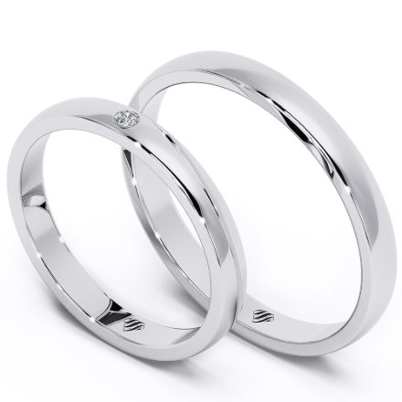 Wedding Rings VF09, White 1