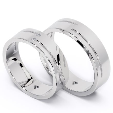Wedding Rings VX64, White 1